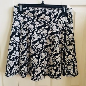 LA Hearts Floral Skater Skirt- Size L